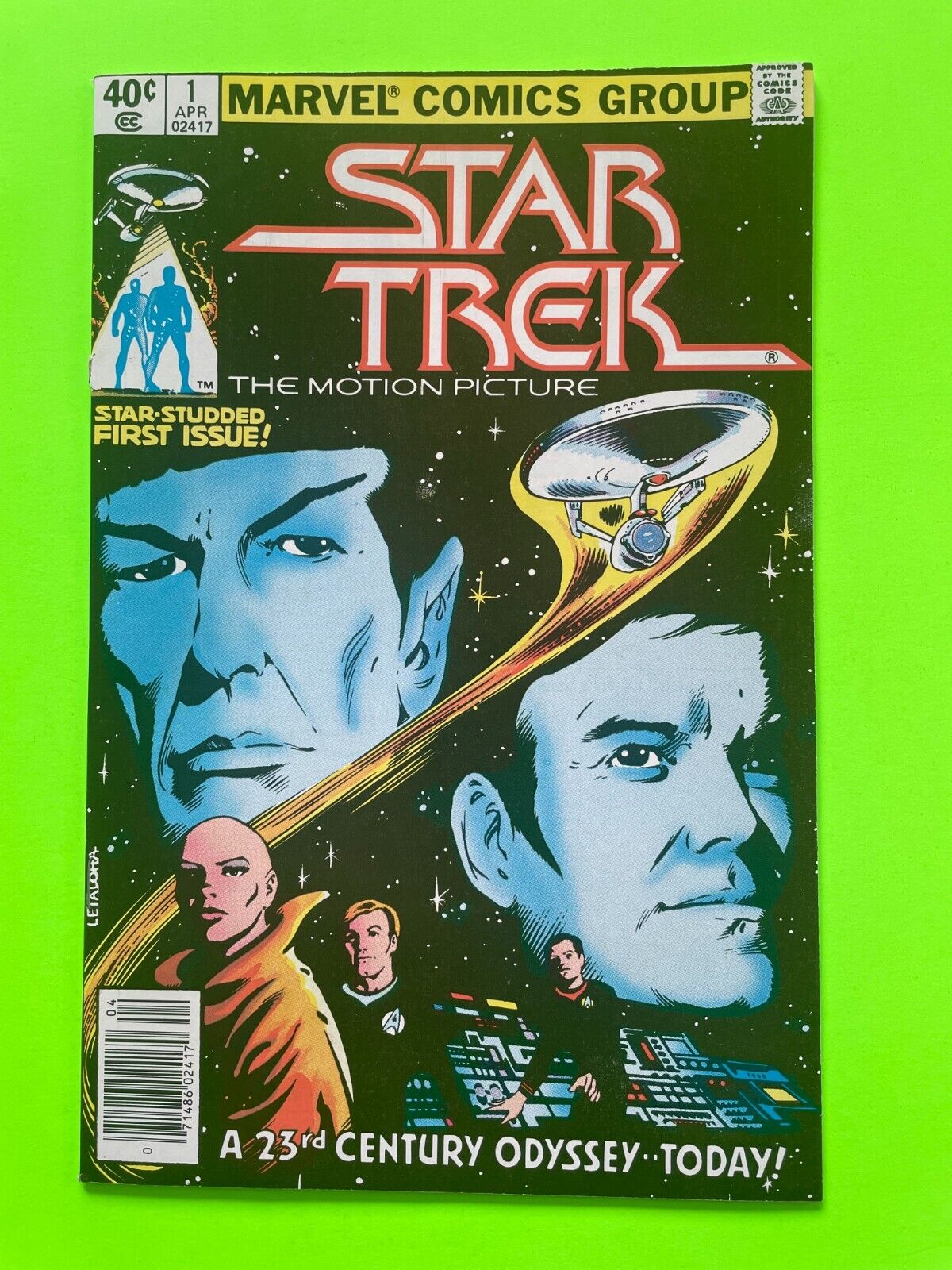 Star Trek #1 (Marvel, 1980) Newsstand Edition VF/NM Spock Kirk Cockrum Wolfman