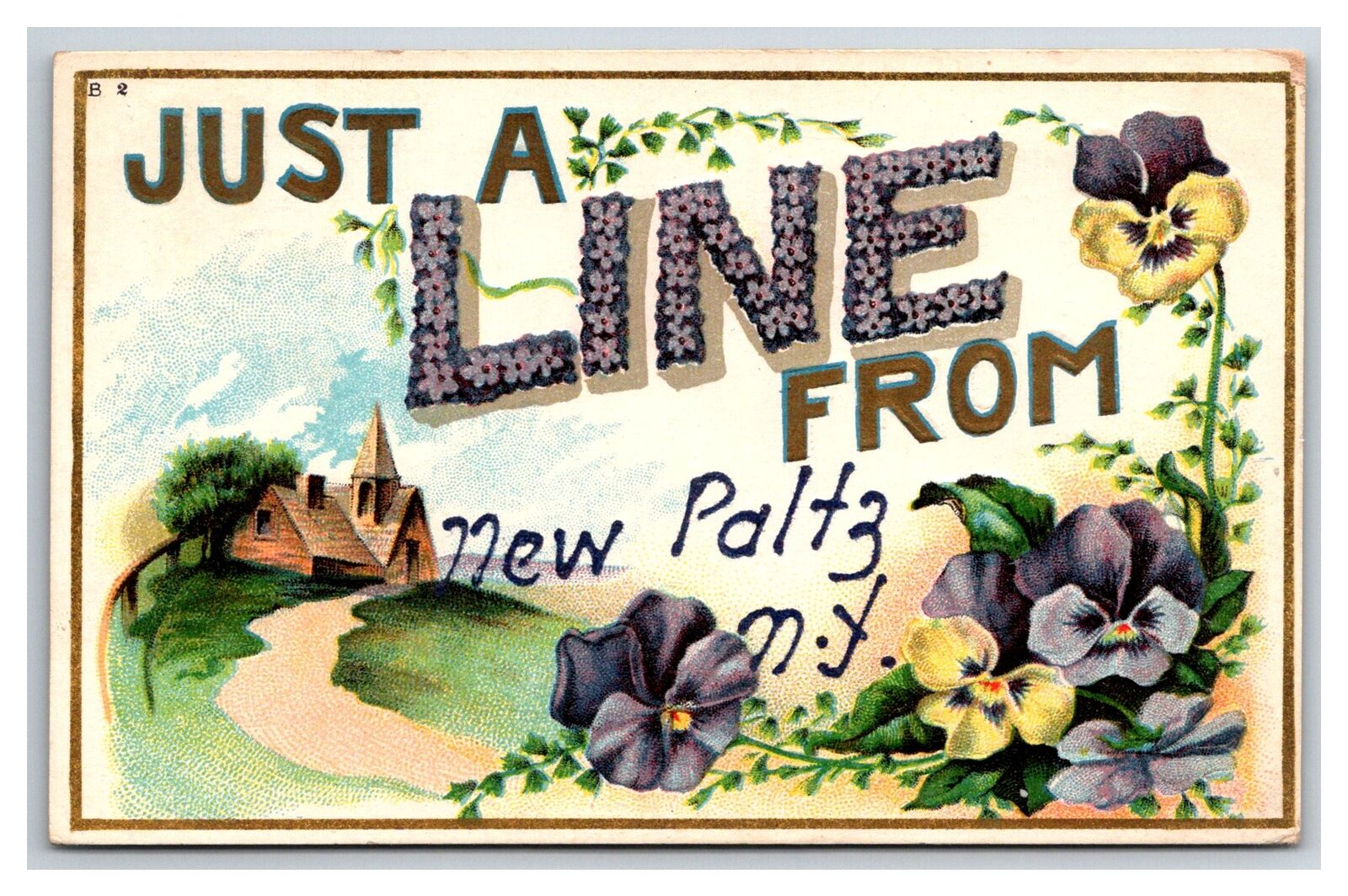 New Paltz new york ~ Revolutionary war city ~ Just a line