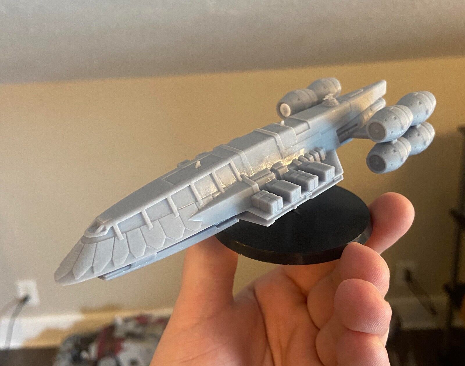 3d Printed 6in Star Wars C-ROC Gozanti Class Freighter