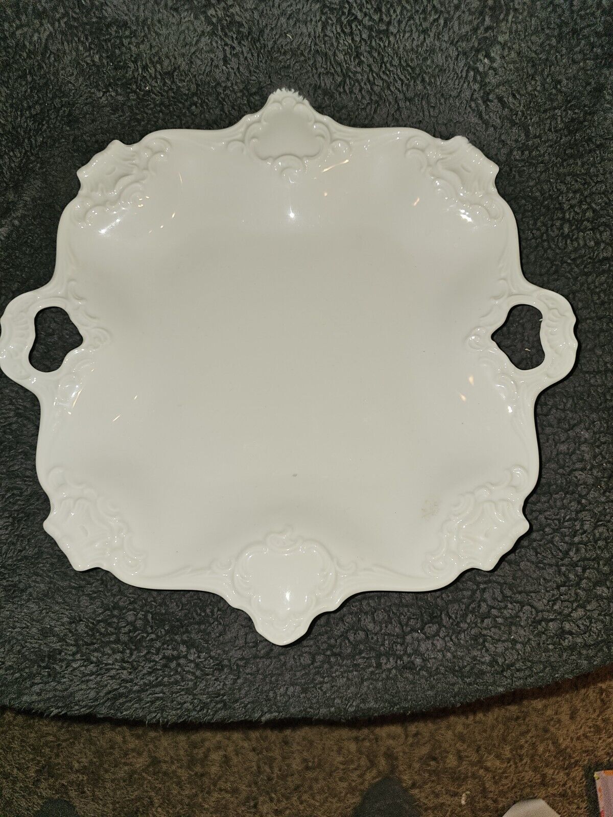 Vintage Kaiser White Porcelain Serving Tray
