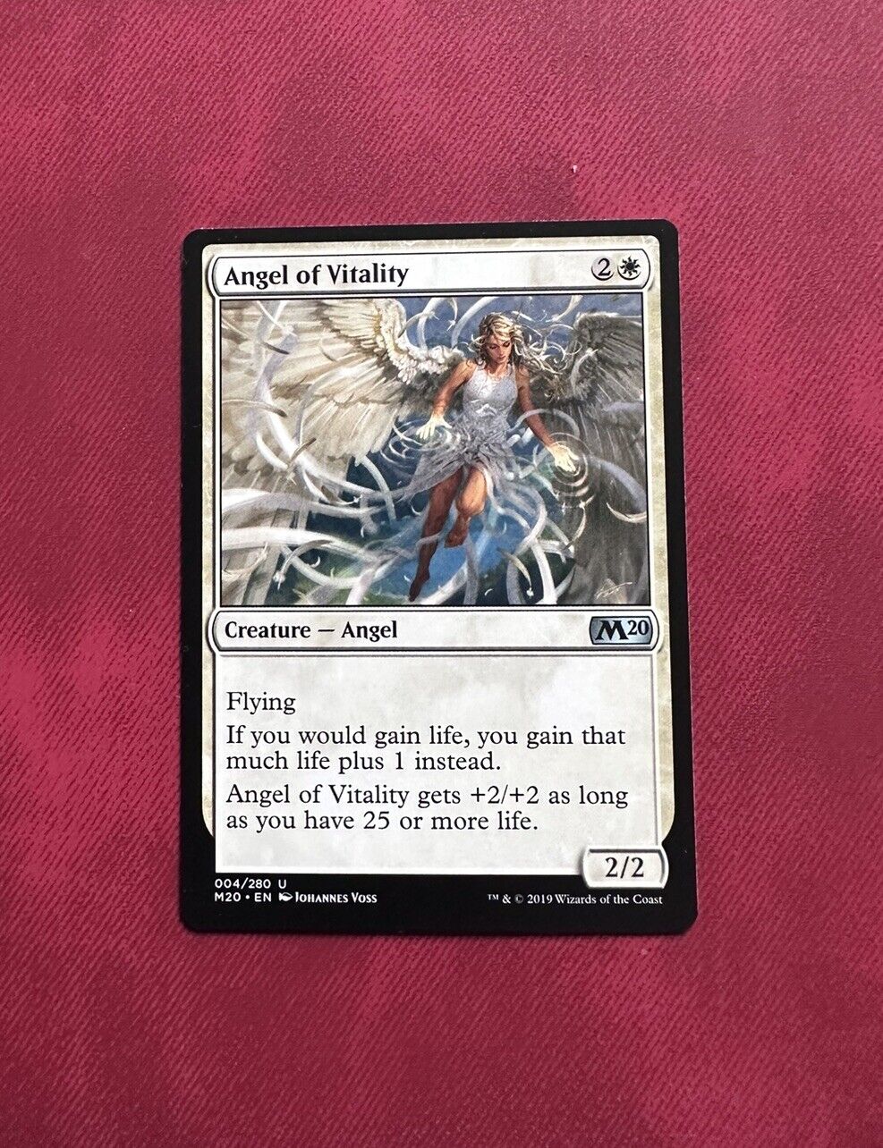 Angel of Vitality - EX - MTG Core 2020 - Magic the Gathering - Excellent