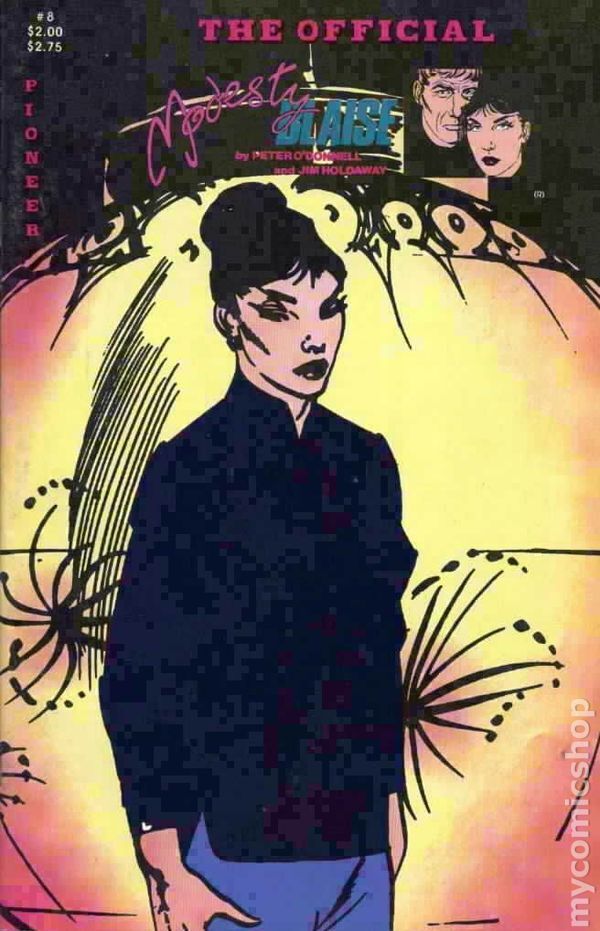 Official Modesty Blaise #8 FN 6.0 1989 Stock Image