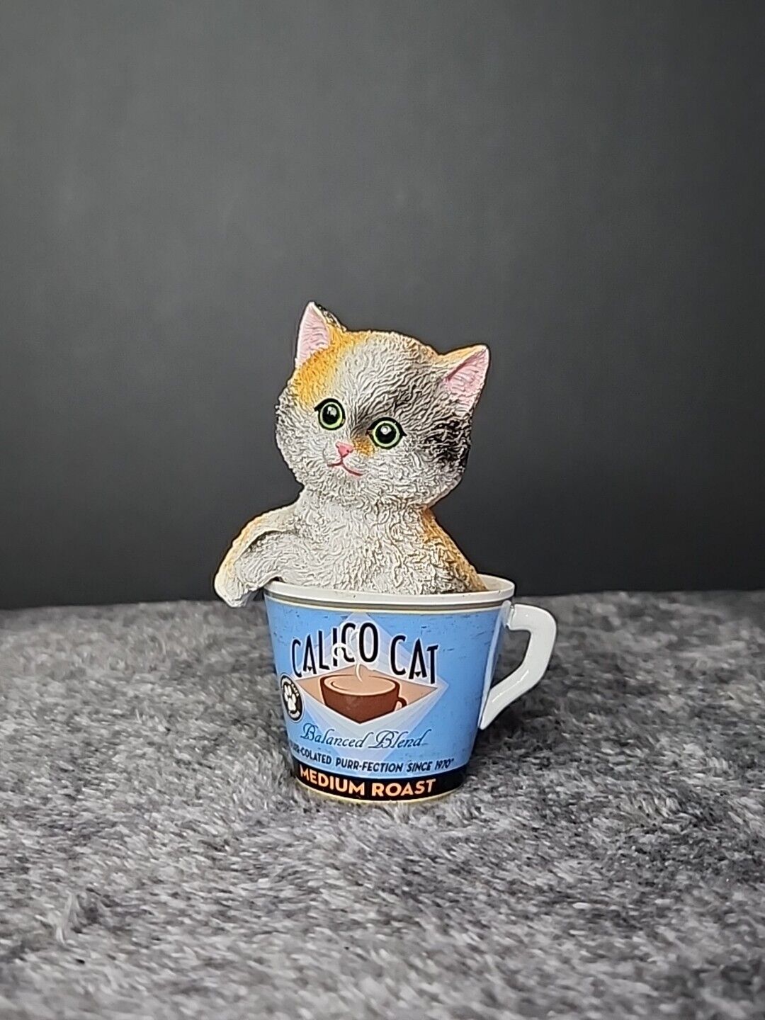 Kayomi Harai Coffee Cats Balanced Blend Figurine Hamilton Collection #1087