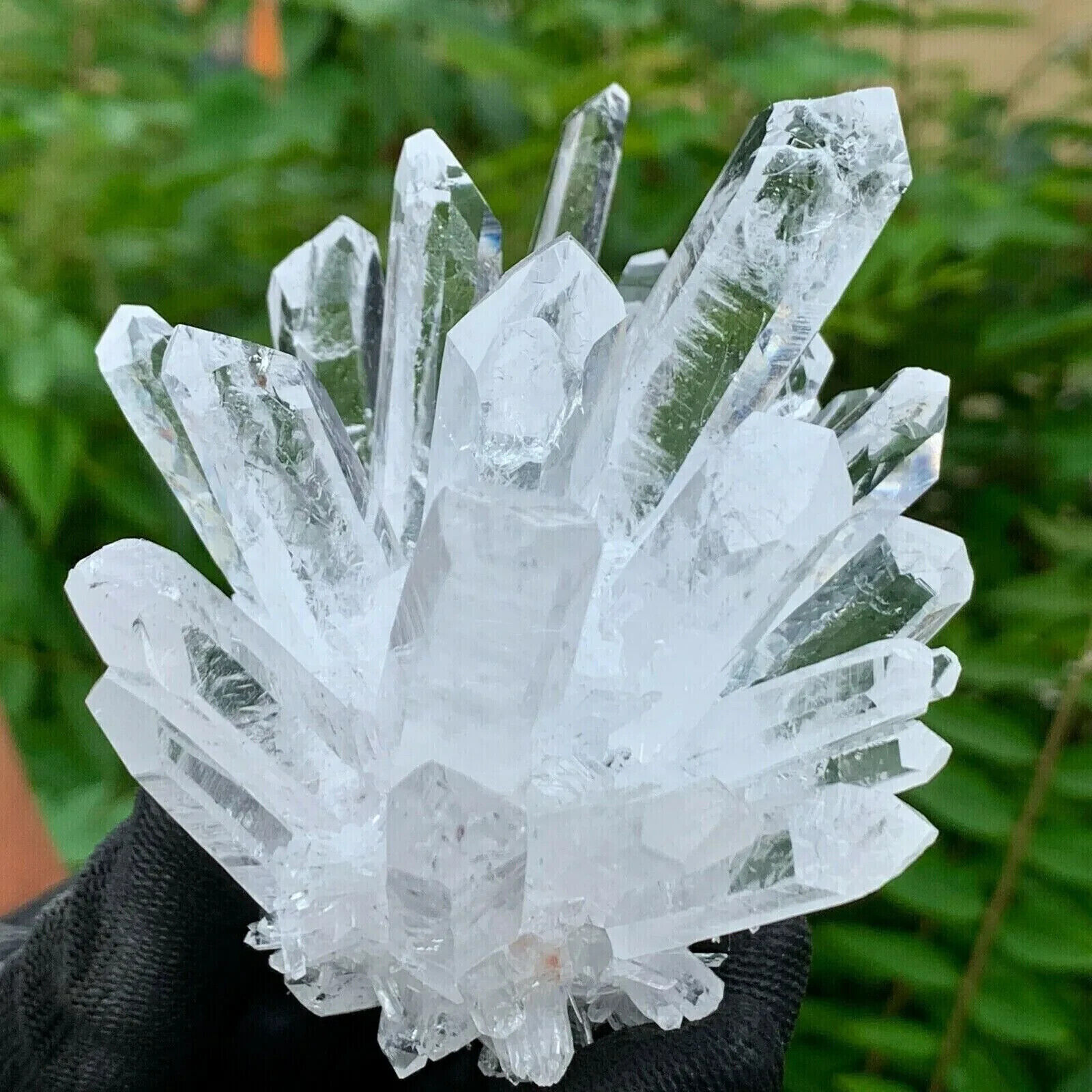 New Find white Phantom Quartz Crystal Cluster Mineral Specimen Healing 300g+ 1pc