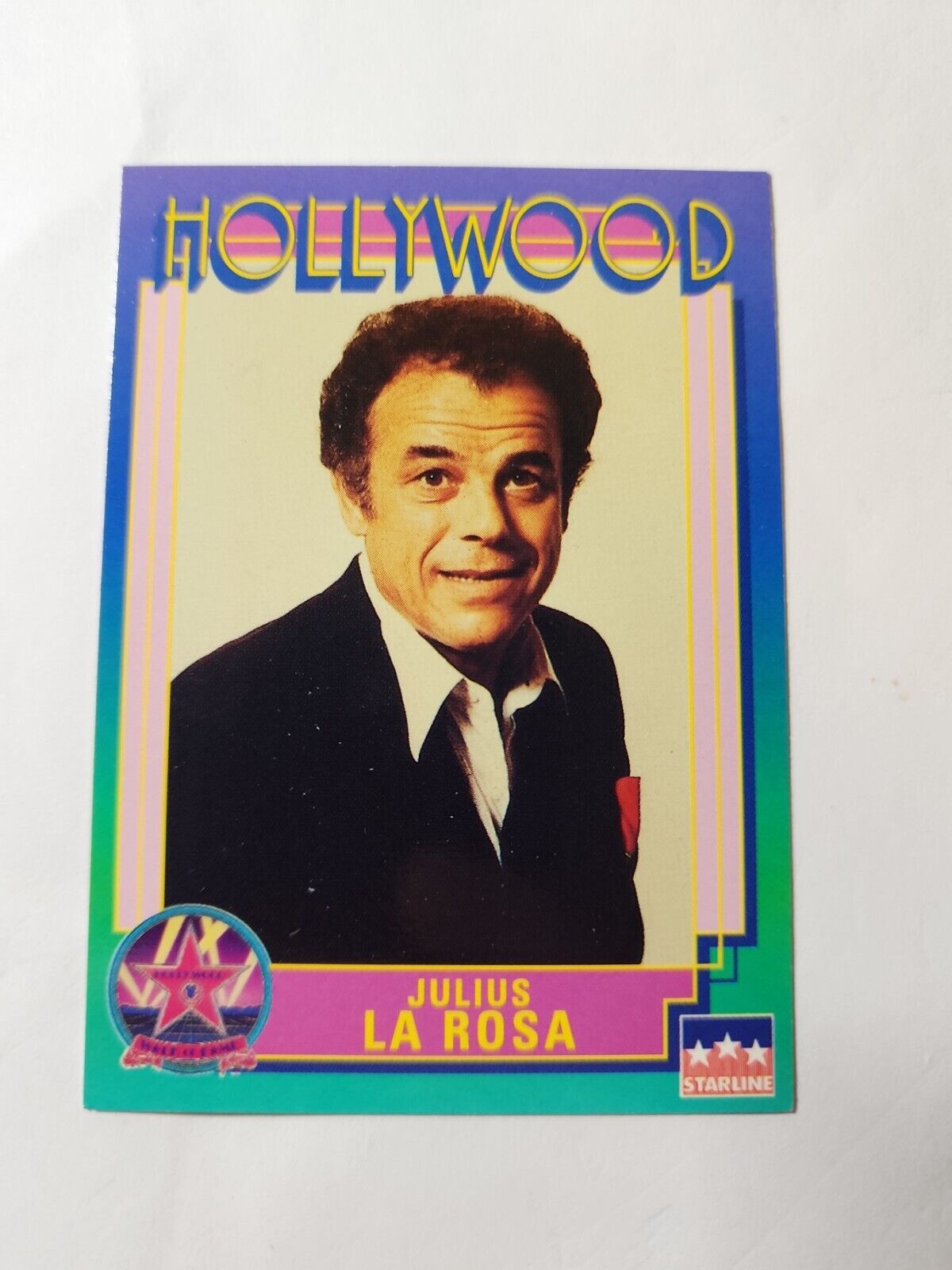 Julius La Rosa Hollywood Walk of Fame Starline Card # 137 Vintage 1991 NM 