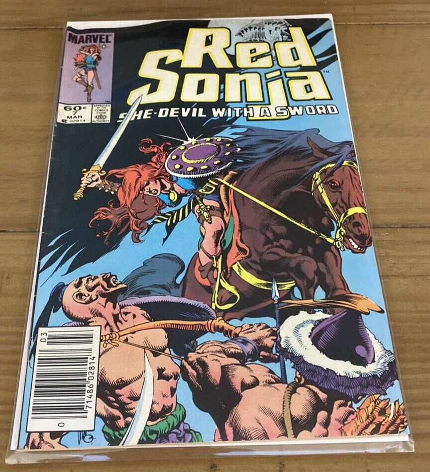 Red Sonja She Devil With a Sword #7 MAR 1985 Marvel Comics Vintage Comic Book