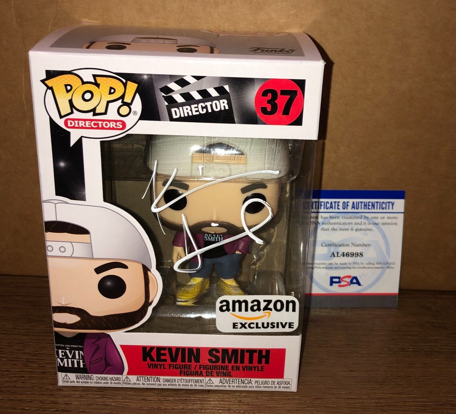 Kevin Smith Clerks Mallrats Director Signed Autographed Funko Pop PSA E2