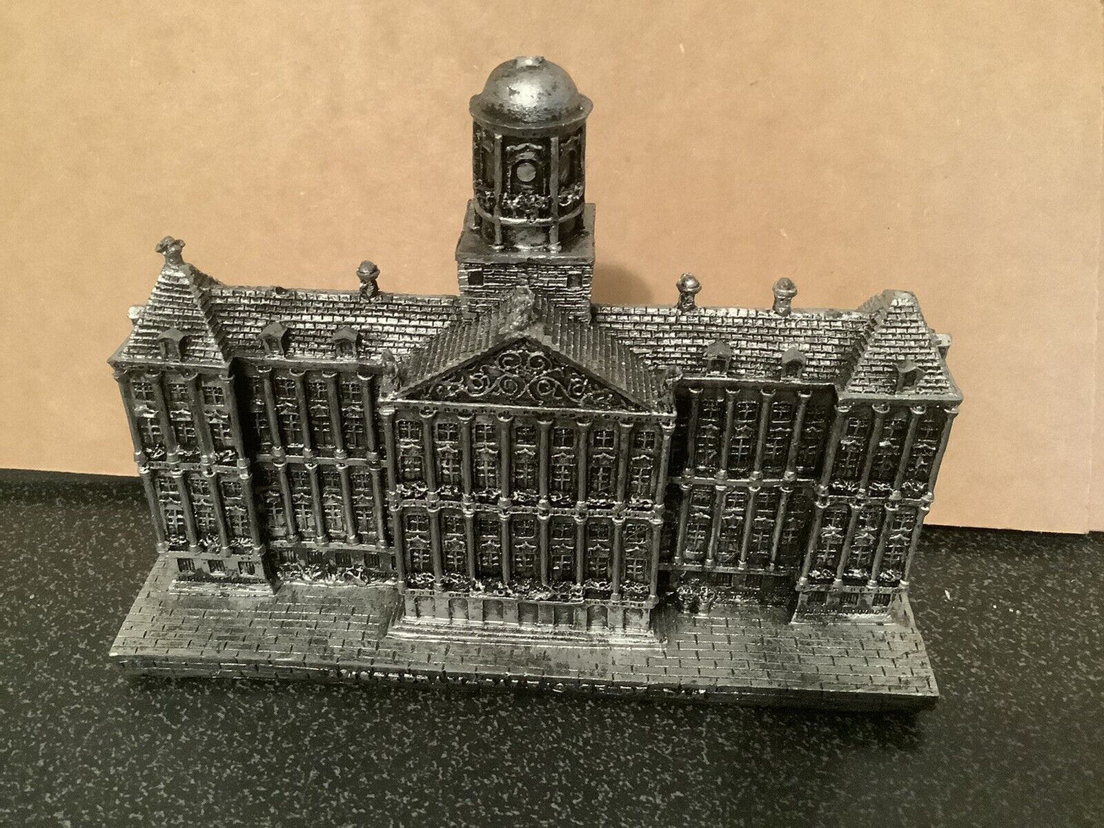 Resin Souvenir Building Amsterdam Royal Palace Damaged Spire