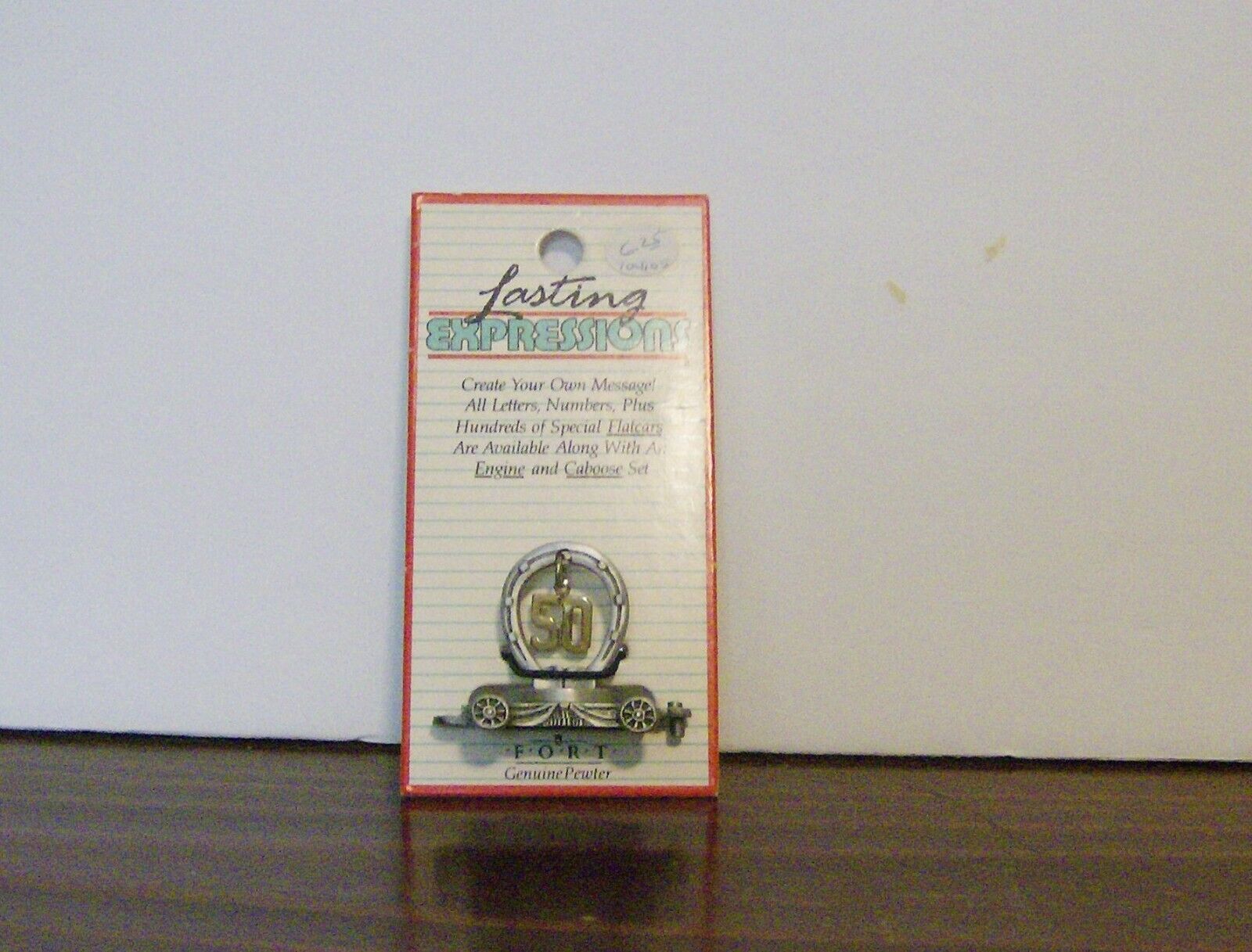 FORT LASTING EXPRESSIONS PEWTER TRAIN CAR * 50TH ANNIVERSARY CAR