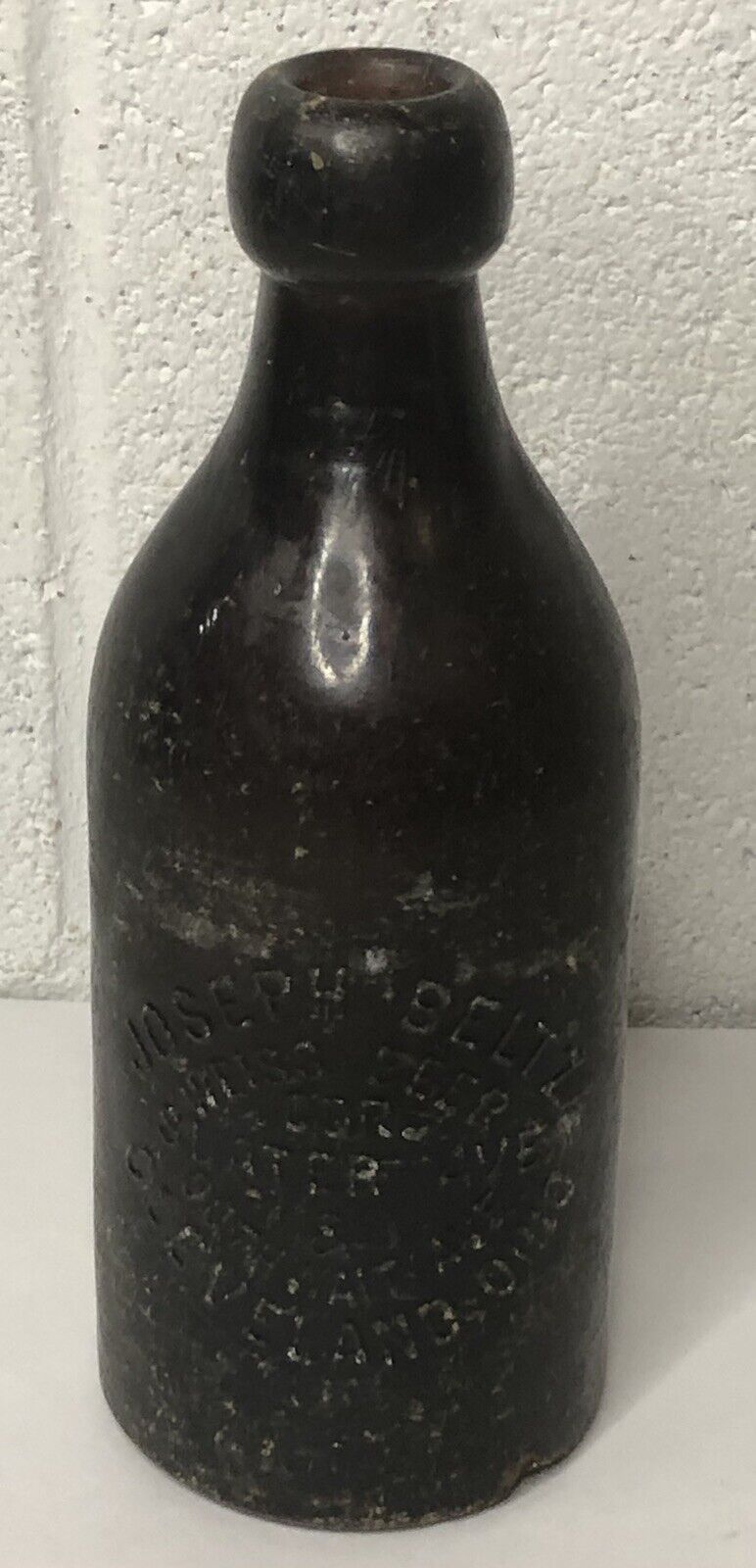 Rare Circa 1867-1868 Joseph Beltz Brewery Beer Bottle Cleveland OH Pre Pro Weiss