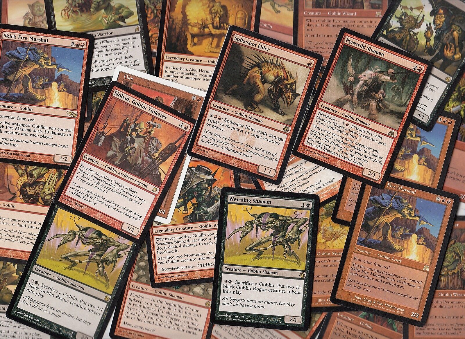 10 Different RARE Goblin Cards - 10 Unique - Magic the Gathering MTG FTG