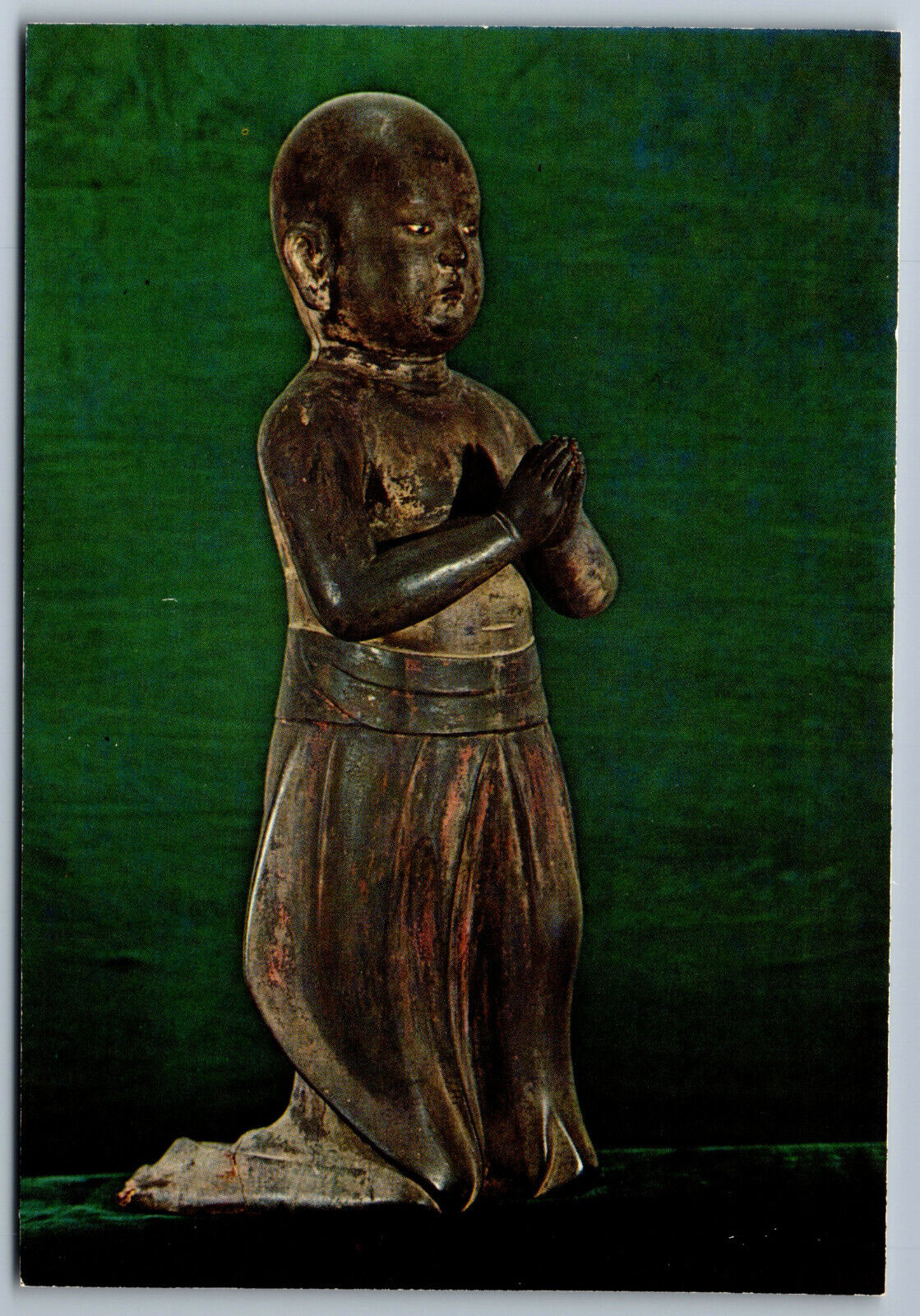 Postcard Indiana University Art Museum Prince Shotoku As A Child Statue LH