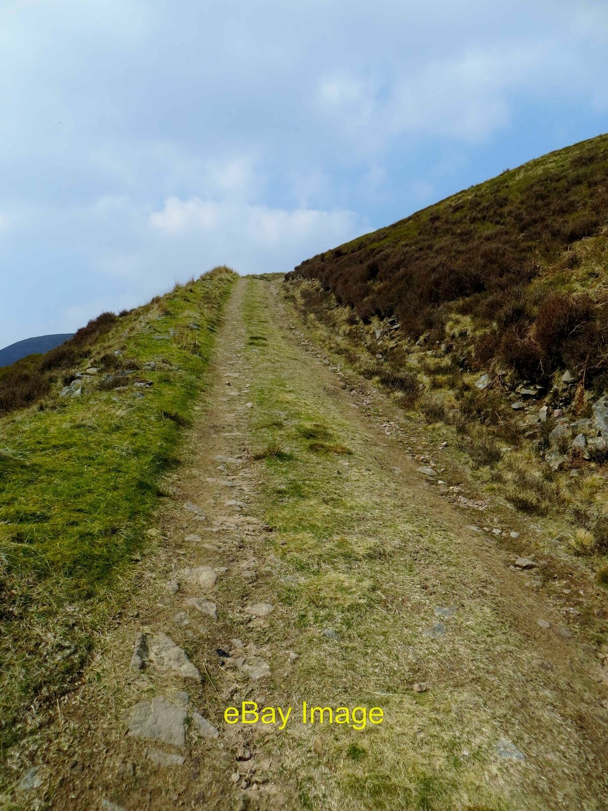 Photo 6x4 Uphill struggle The higher path through the Langden valley test c2015