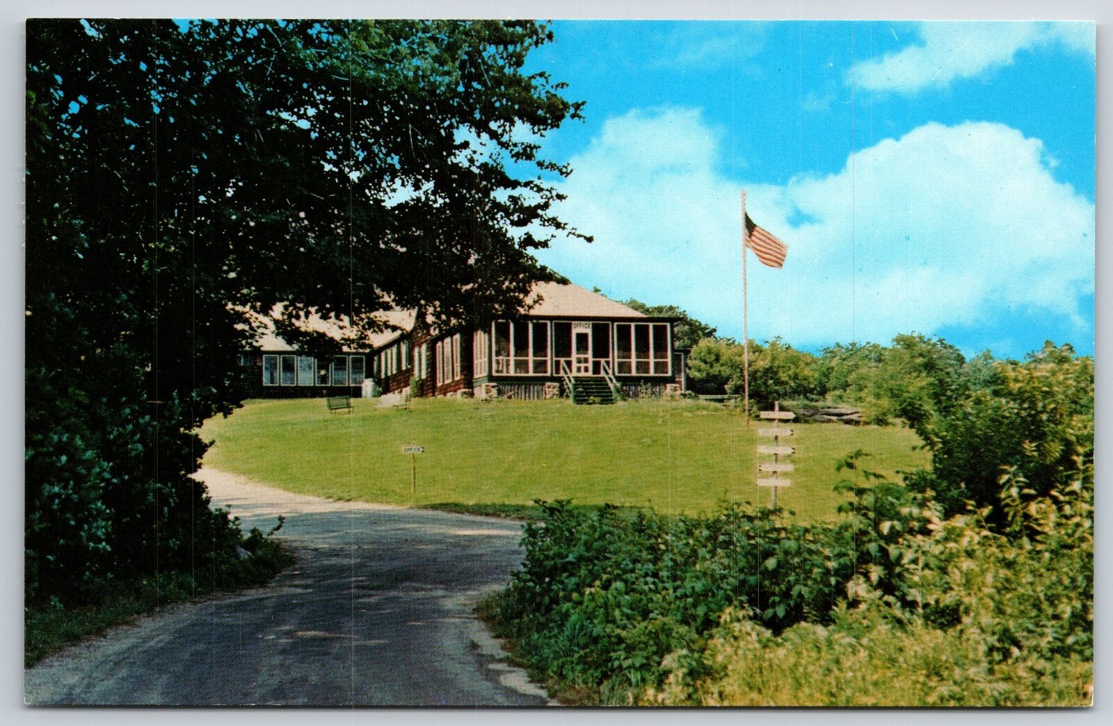 Ivoryton CT~Vacation Lodge @ Episcopal Camp & Conference Center~Vintage Postcard