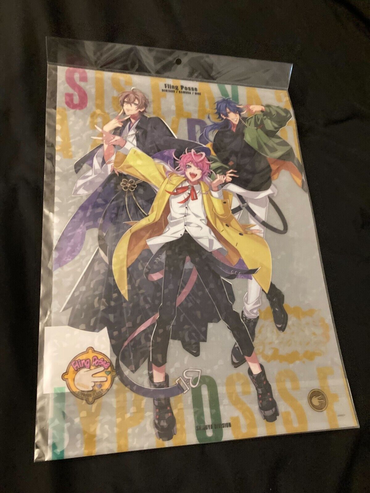 Official Hypnosis Mic Fling Posse Clear Poster A3 Hypnosis Mic Flava 2 Ver. New