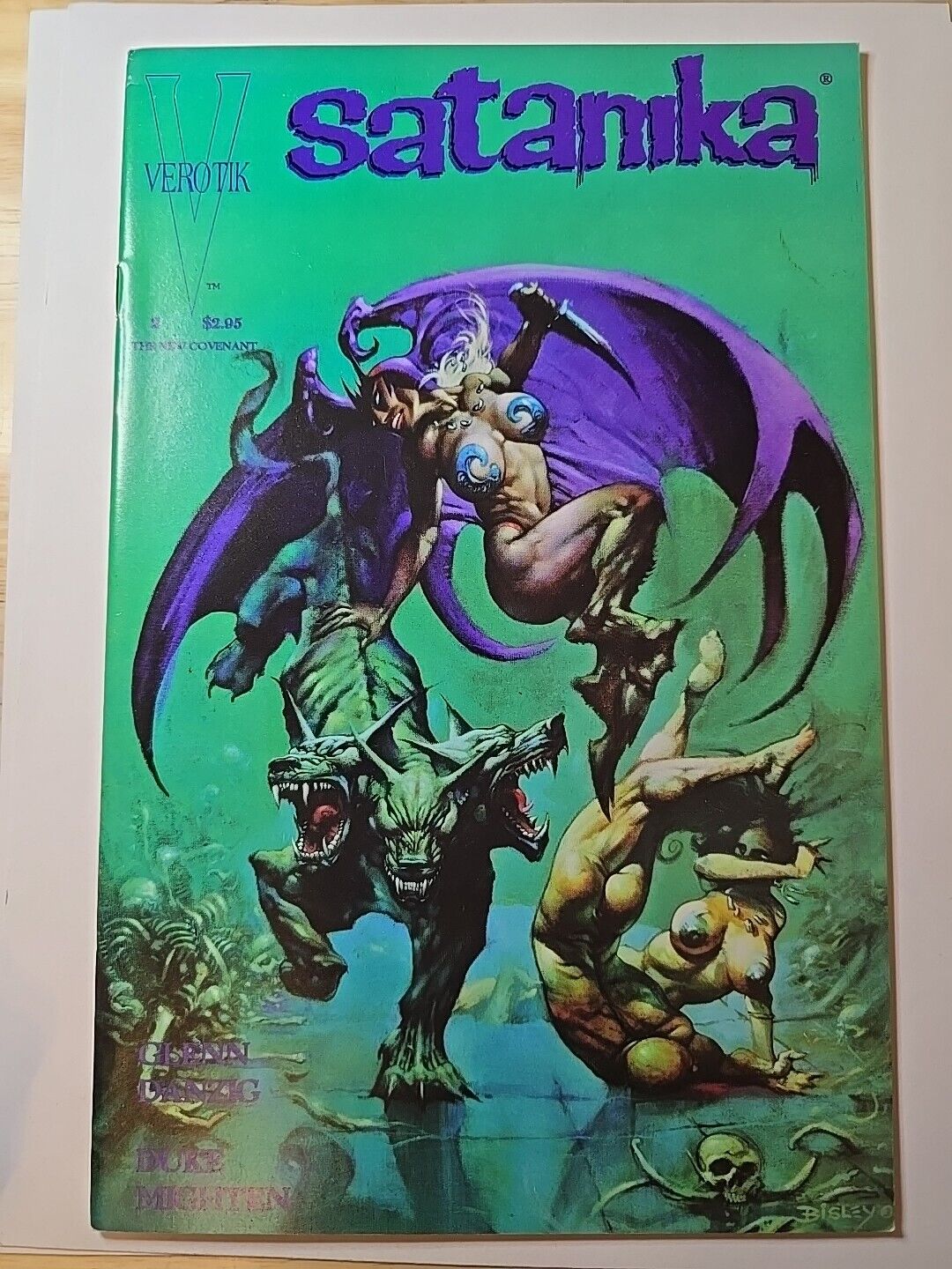 Satanika #2 1st Print, Simon Bisley cover, Verotik Comics, Danzig 