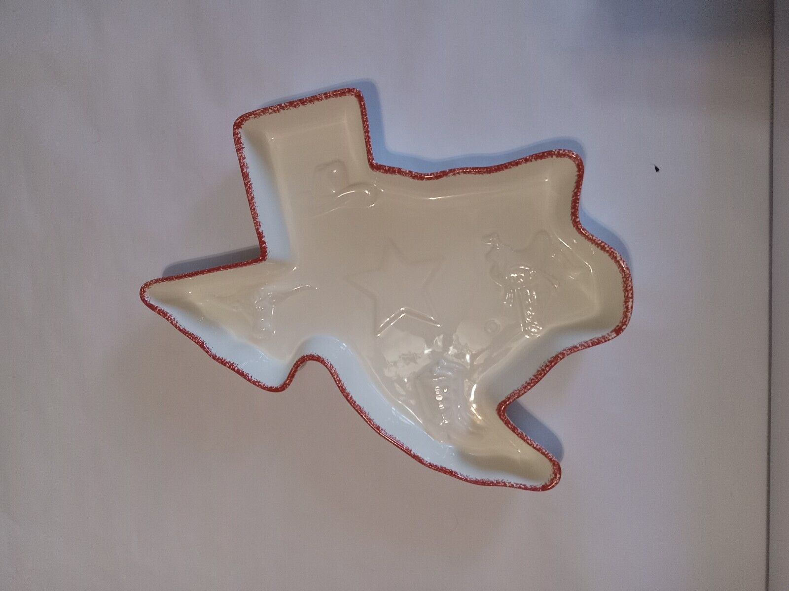 Clay Art Texas Serving Tray Platter 1996 