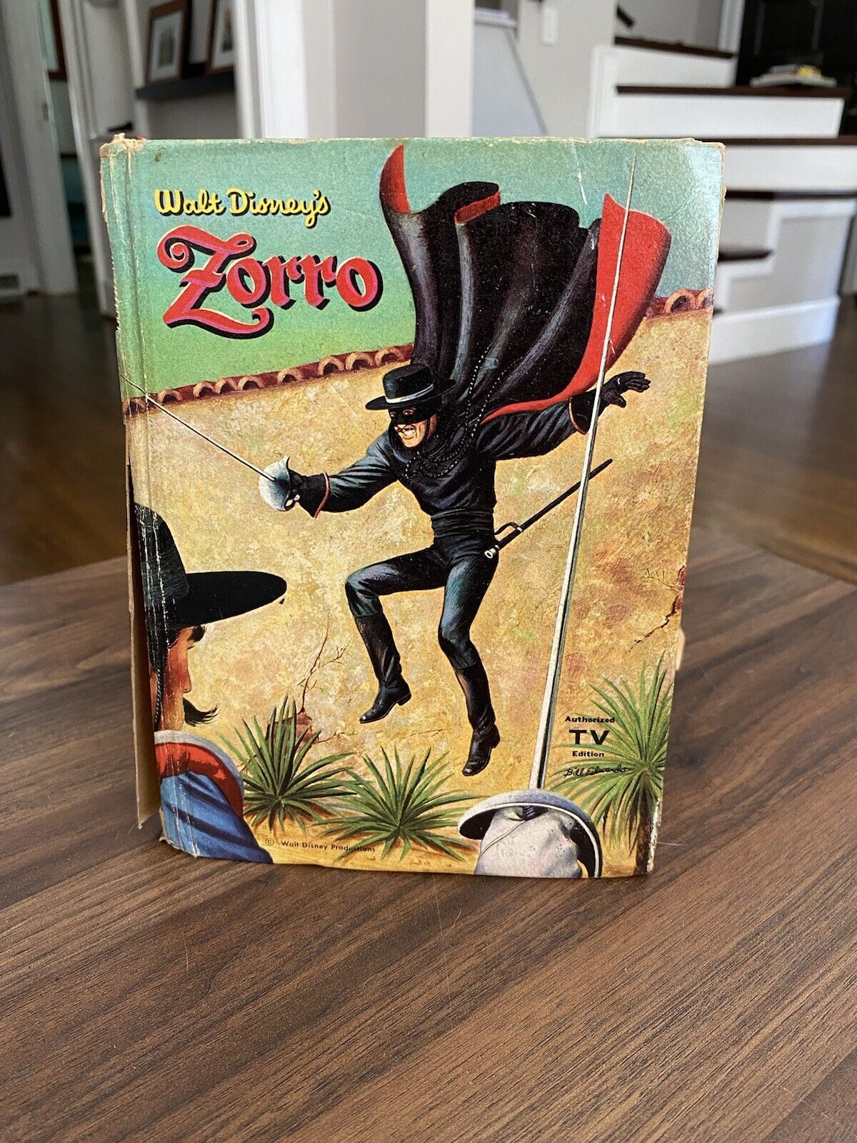 Vintage 1958 Walt Disney\'s Zorro Book Told by Steve Frazee - TV Edition
