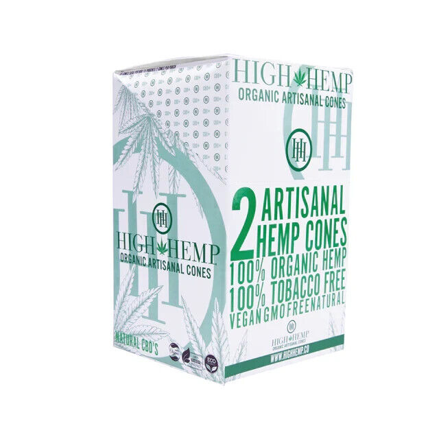 High H. Organic Original Pre-rolled Cones | 2 Pack | Full Box | 15 Pouches