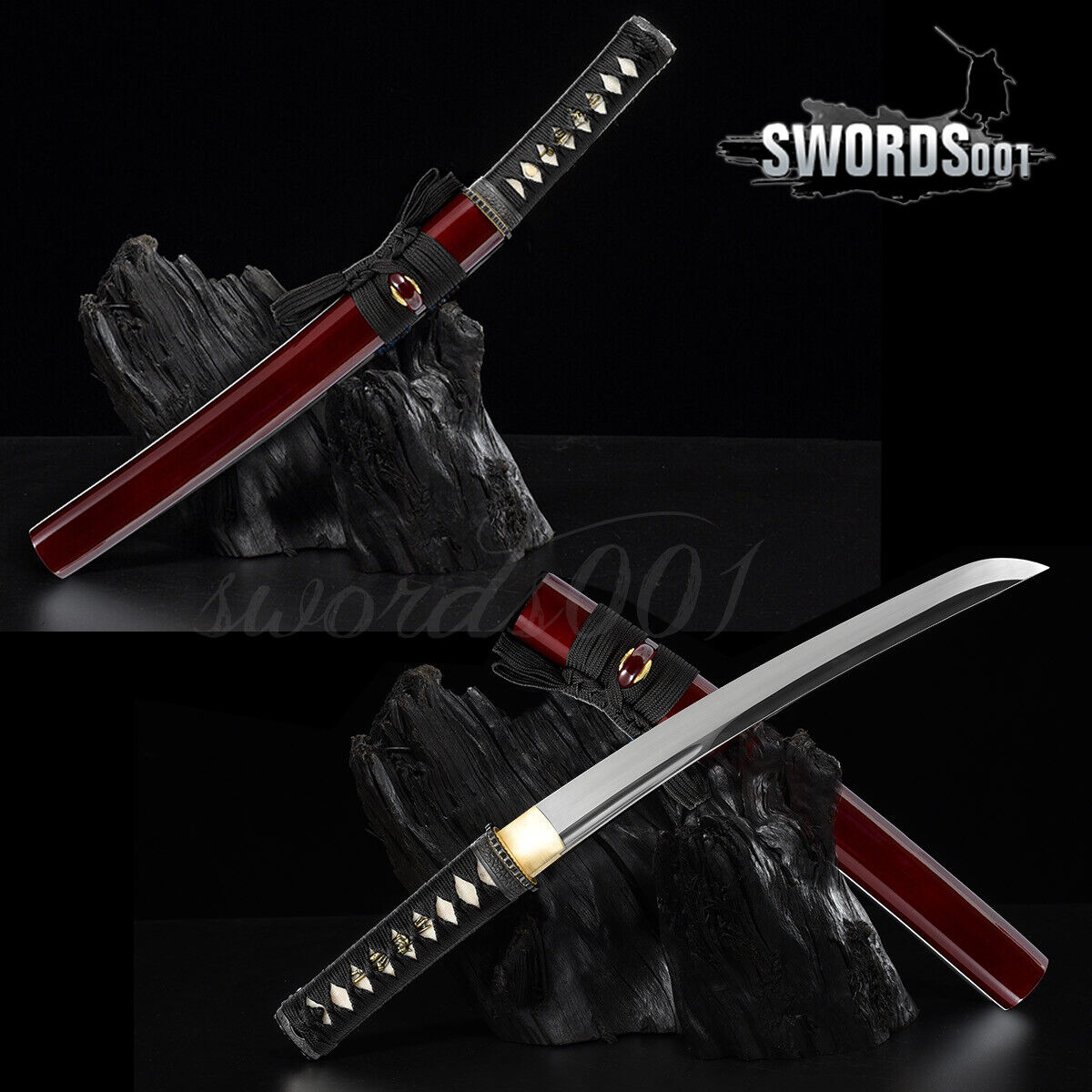 21\'\' Japanese Tanto Carbon Steel Unokubitsukuri Short Sword self defense sharp