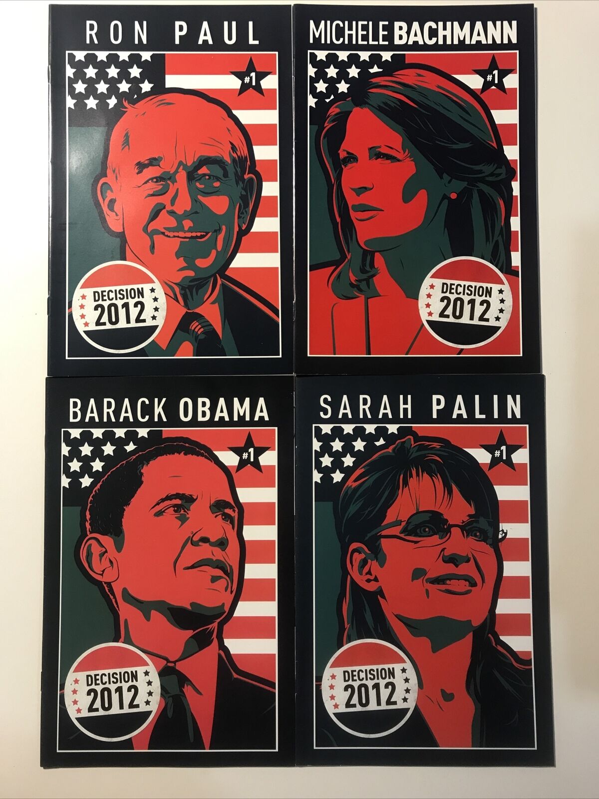 Decision 2012 Sarah Palin Ron Paul Barack Obama Michele Bachmann #1          
