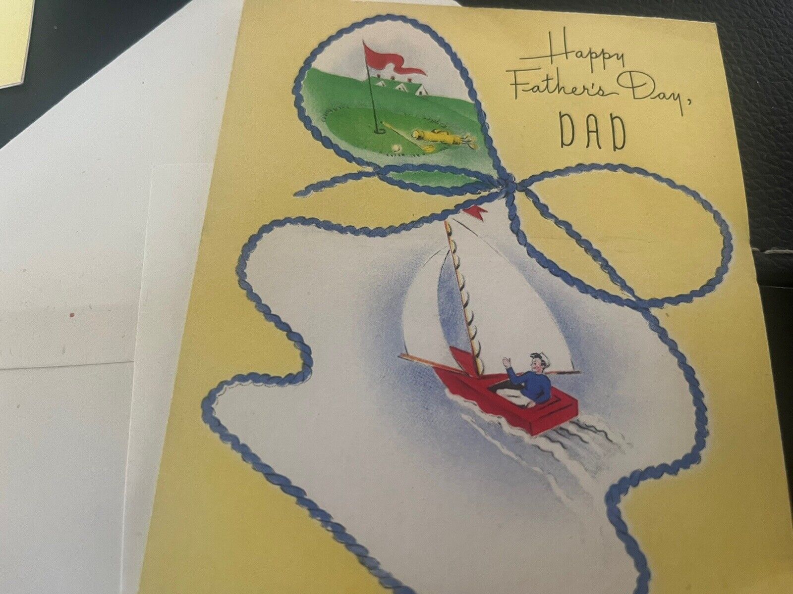 Volland Father’s Day Unused  Vintage Greeting Card