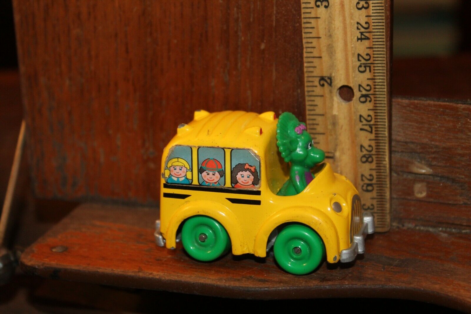 Die Cast Barney The Dinosaur Baby Bop School Bus 1993
