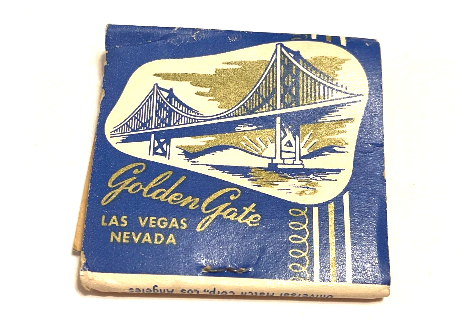 Vintage Matchbook Collectible Ephemera Golden Gate Casino Downtown Las Vegas