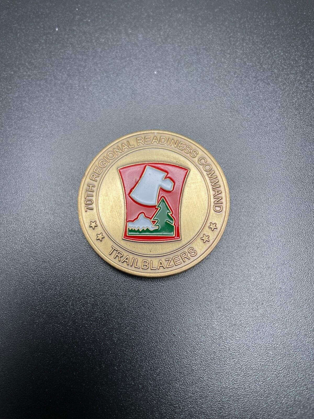 70th Regional Support Command Trailblazers - Personal Excellence Challenge Coin