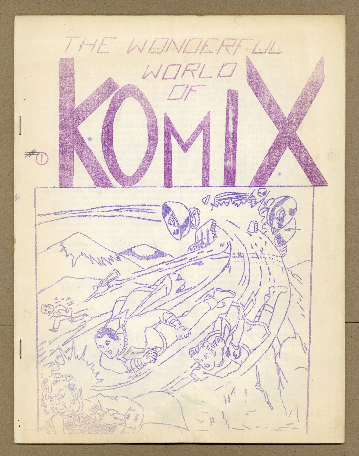 Wonderful World of Komix fanzine #1 FR 1.0 1965