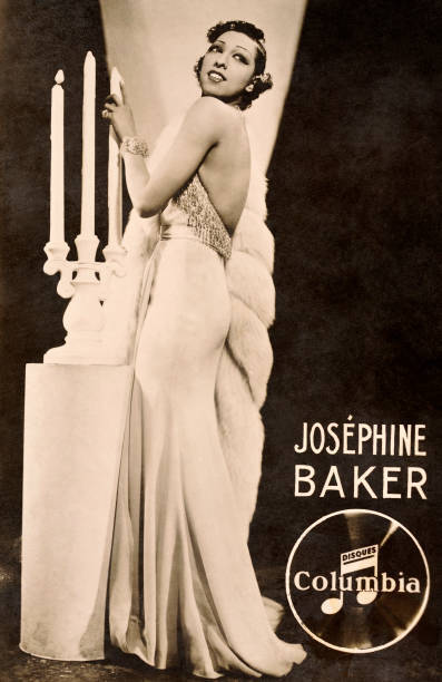 International Entertainer Josephine Baker In A Promotion OLD PHOTO