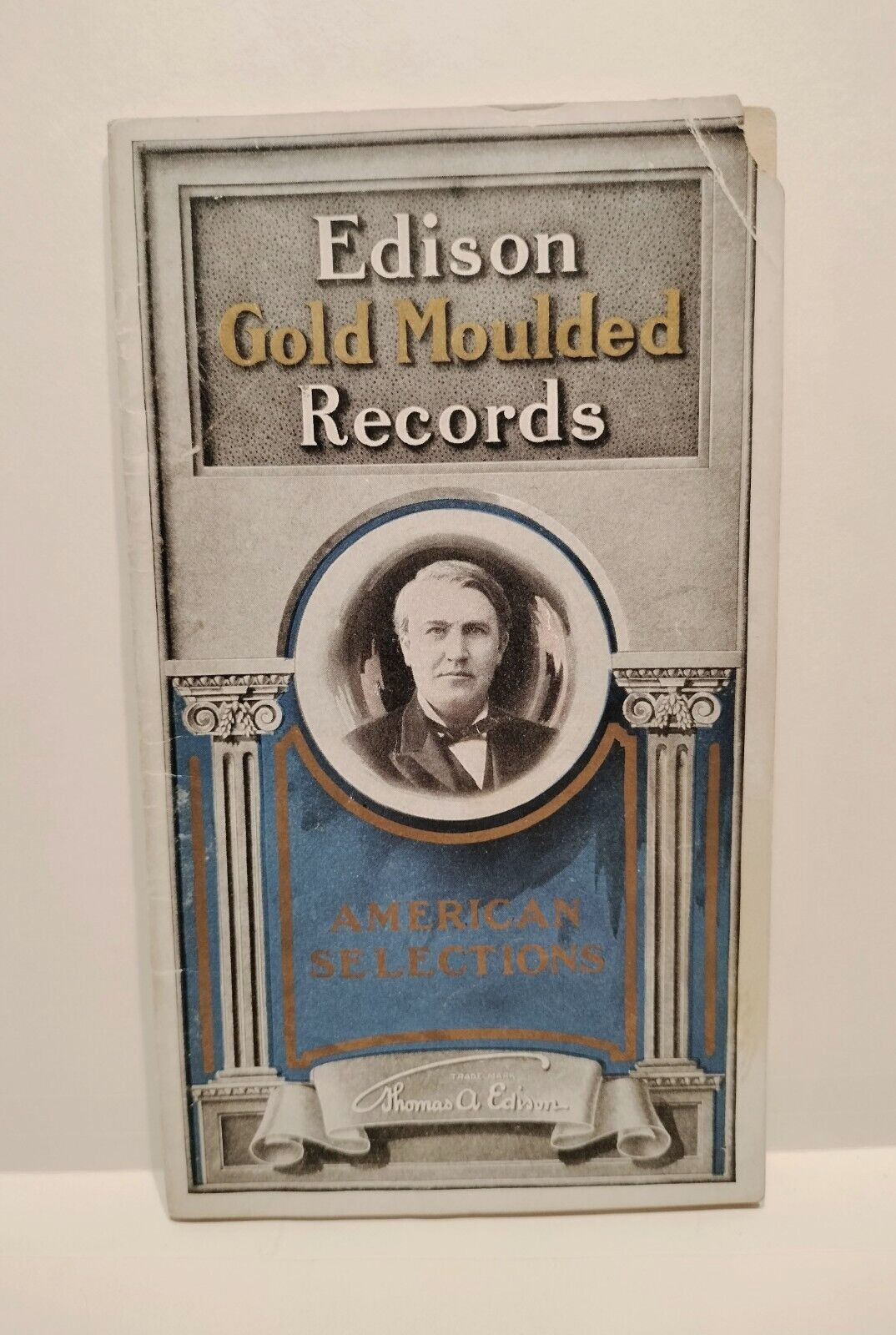 1905 Nov – Edison Gold Moulded Cylinder Record Catalog - Original