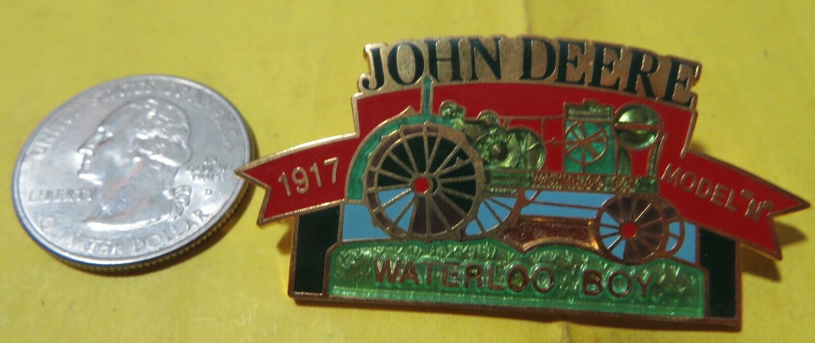 John Deere Collectible Enamel Pin ~ 1917 Model \