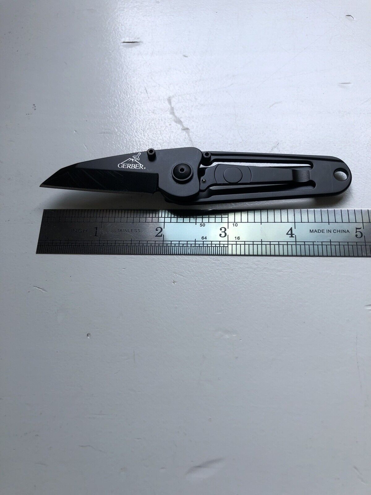 Gerber Mini Ridge Folding Knife Money Clip Key Ring Discontinued