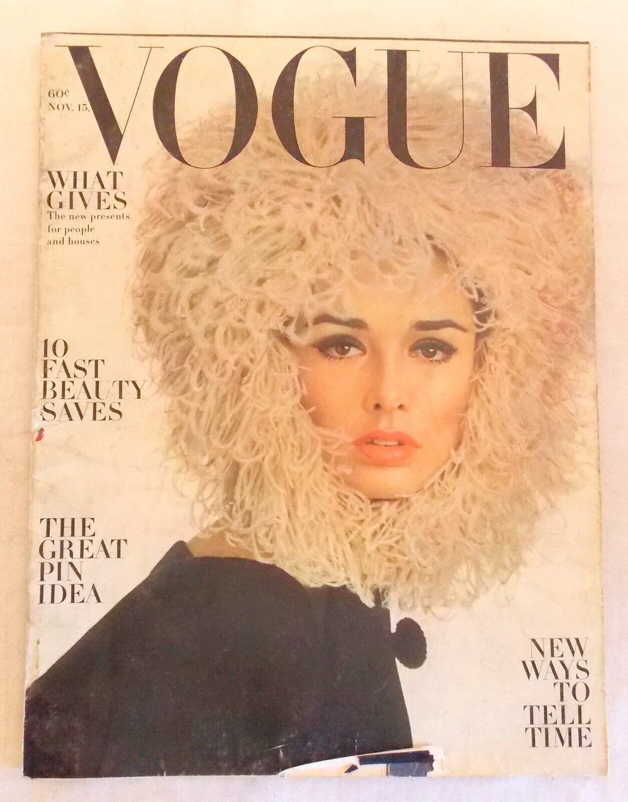 1962 November 15 Vogue Fashion Magazine ~ Cars & Women ~ The New Fake Jewels