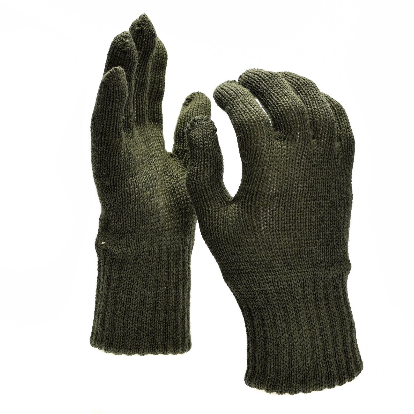 Genuine Belgian army military gloves Liners wool warmers Military Surplus
