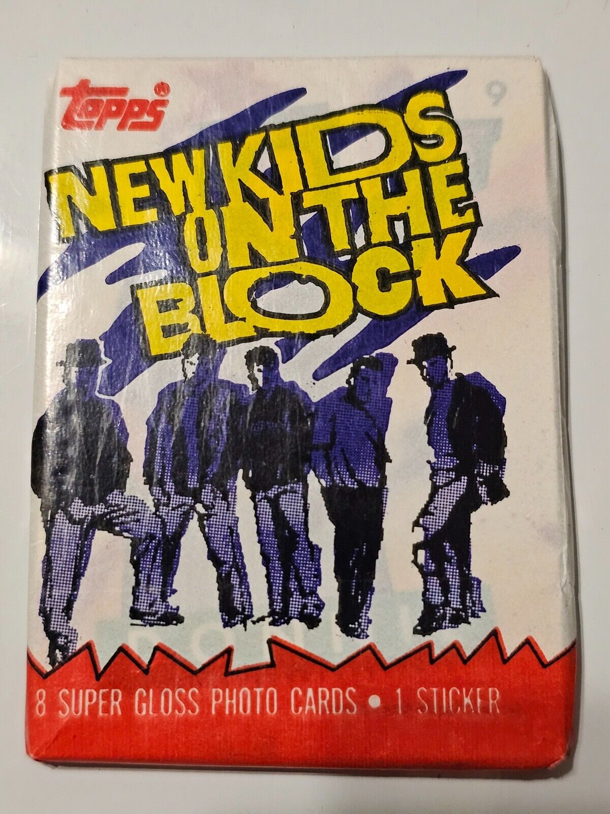 1989 Topps New Kids on the Block Trading Card Pack Sealed NEW