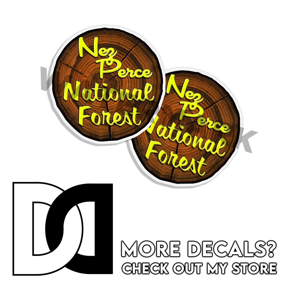 Nez Perce Idaho National Forest Idaho Decal CIRCLE 5\