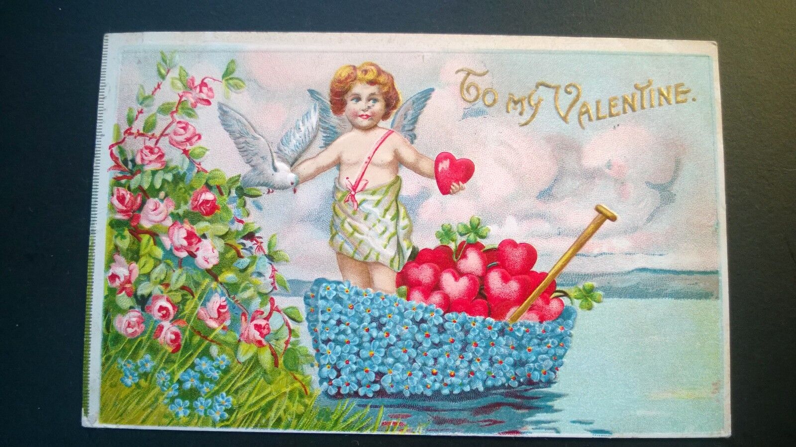  Antique Embossed Postcard 1910 \
