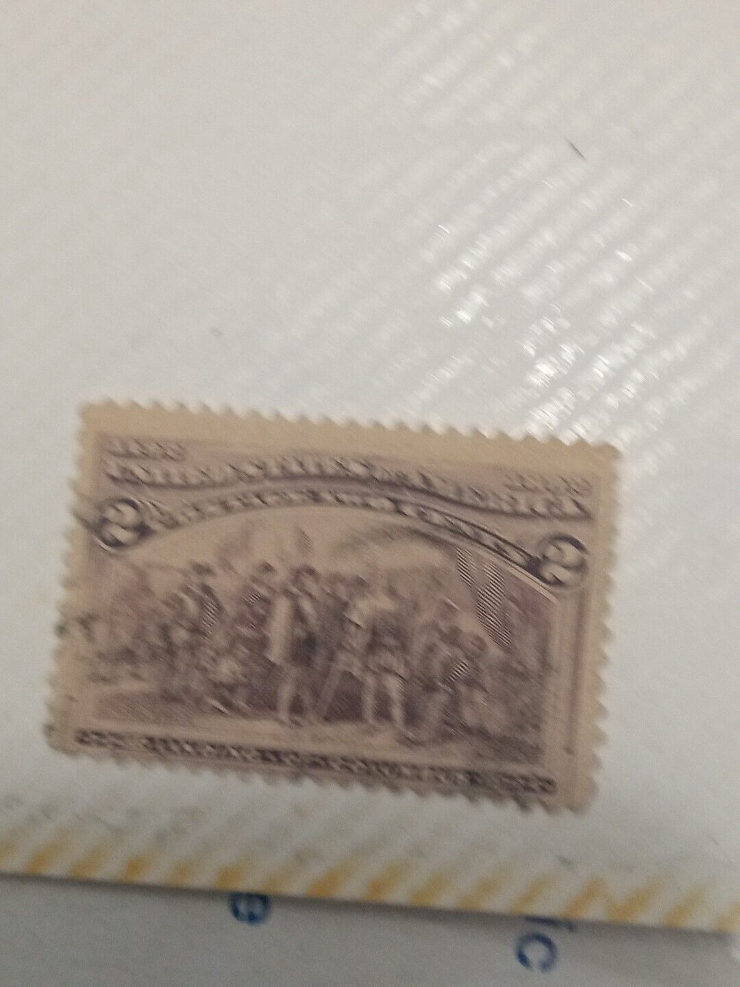 Vintage 1892 WORLD\'S COLUMBIAN EXPOSITION CHICAGO Stamp 2 Cents unused 
