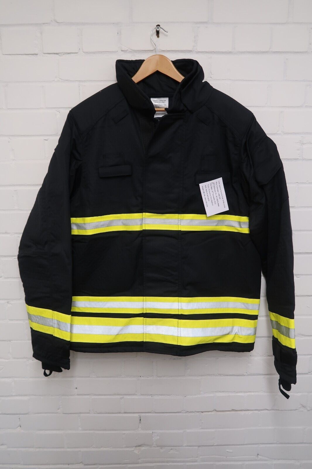 TENDER SAMPLE Firefighter Jacket, Large Fire Service Tunic British Military