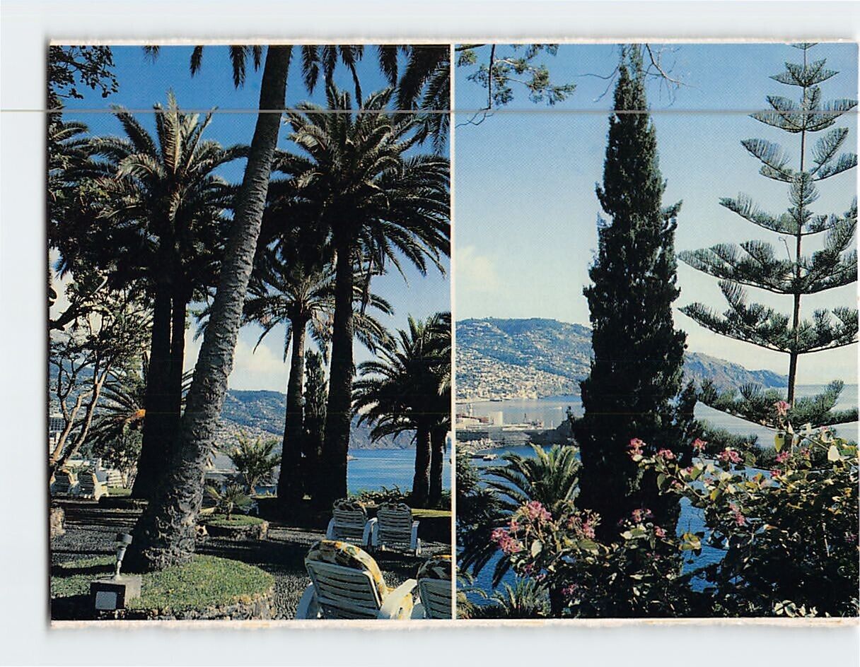 Postcard In a Funchal garden Funchal Portugal