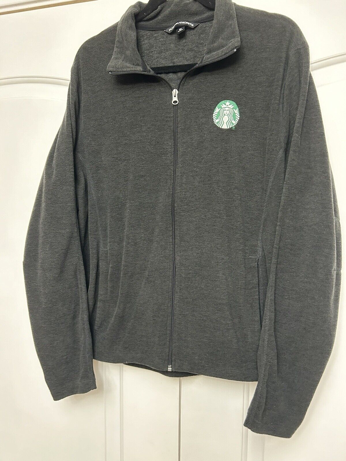 Starbucks embroidered fleece Jacket Medium