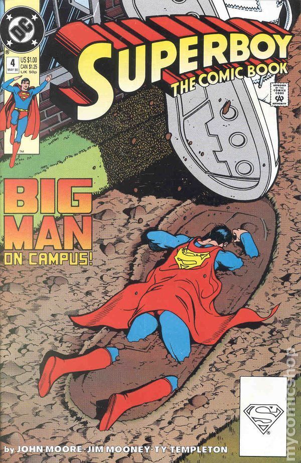 Superboy #4 FN 1990 Stock Image