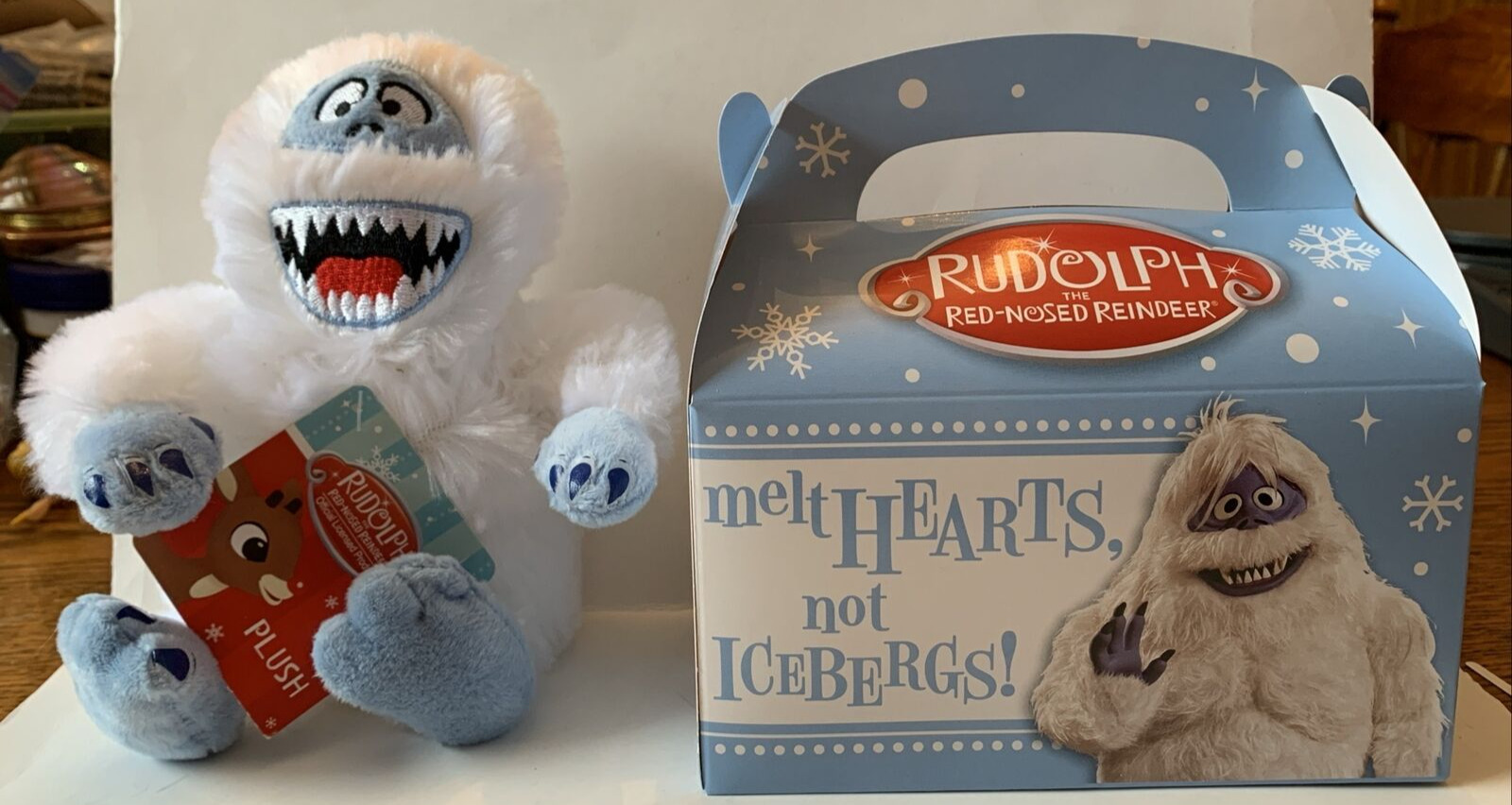 NEW Rudolph\'s Bumble the Abominable Snow Monster Plush & Gift Box