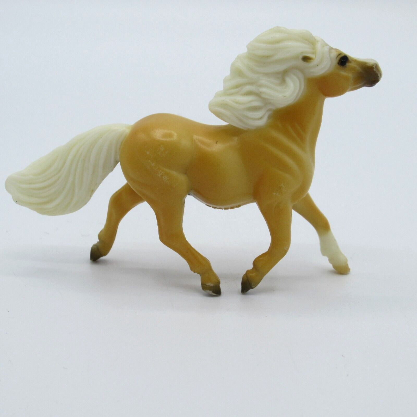 BREYER Reeves Mini Horse 3”  Vintage 1999 Tan White Pony Toy Figure White Nose