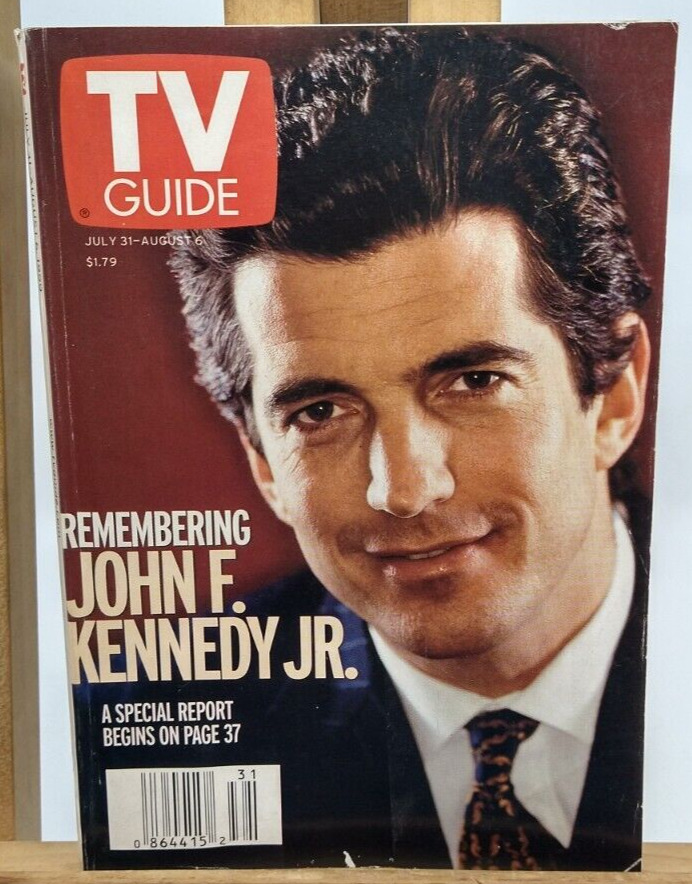 TV GUIDE - REMEBERING JFK JR. - JULY 31 - AUG. 6, 1999 - JOHN KENNEDY