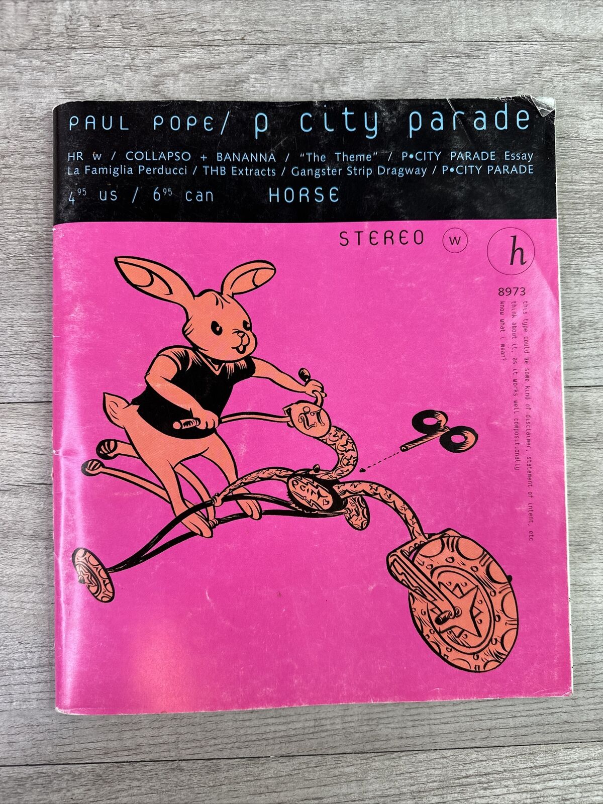 P City Parade Softcover Paul Pope/Horse Comics 1997 Independant