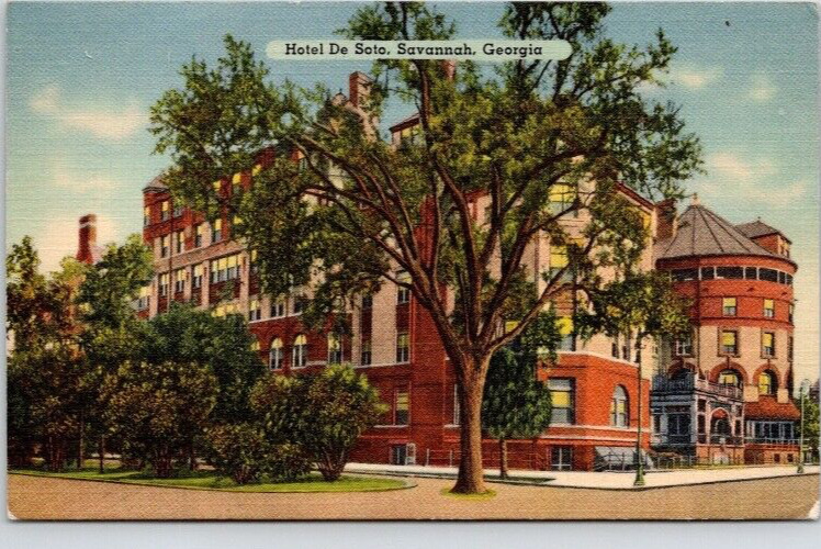HATTIESBURG, MISS.  HOTEL POSTCARD Forest Hotel Vintage 1943
