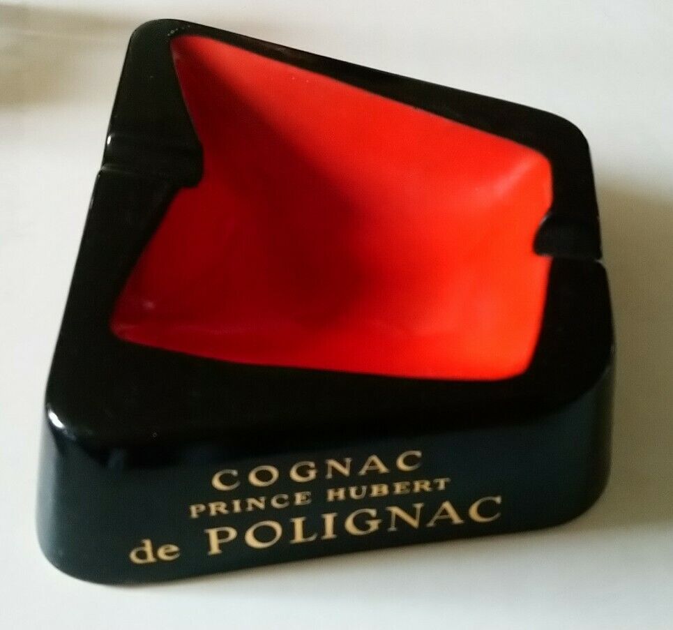 Prince Hubert de Polignac Ceramic Cognac Ashtray / KG Lunéville France